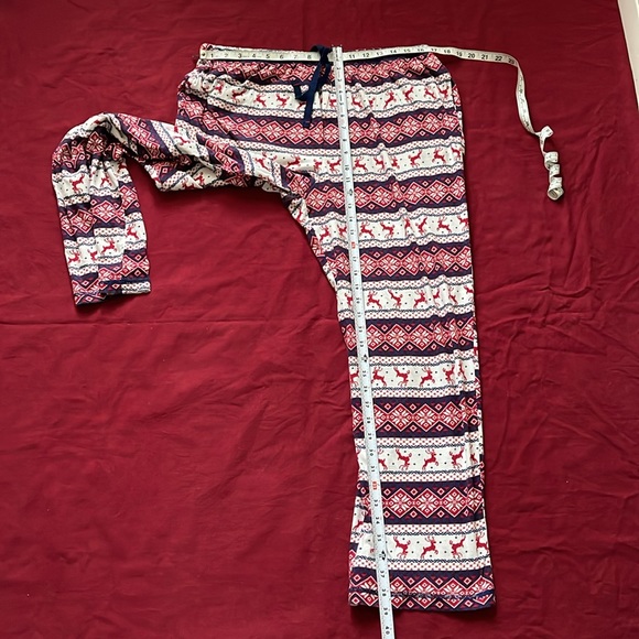 Lanz of Salzburg Sz L Women’s Reindeer Fair Isle Pajama PantS ONLY - Picture 11 of 13